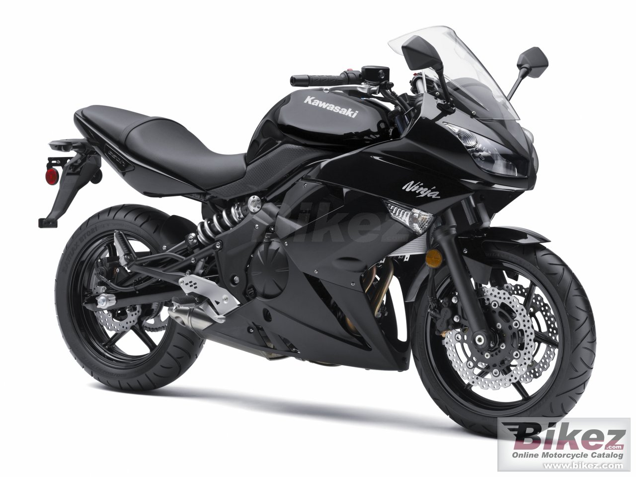 Big Kawasaki ninja 650r picture and wallpaper from Bikez.com